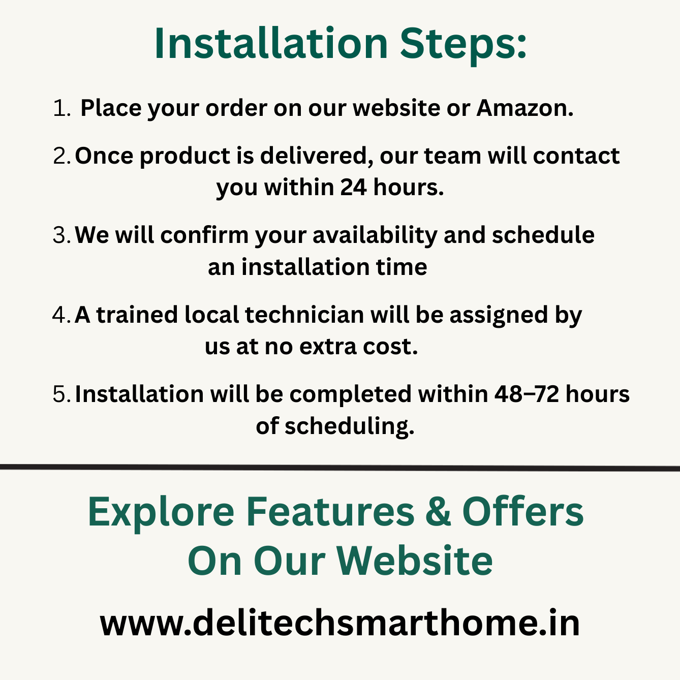 Delitech Smart Wireless Video Doorbell (5MP)