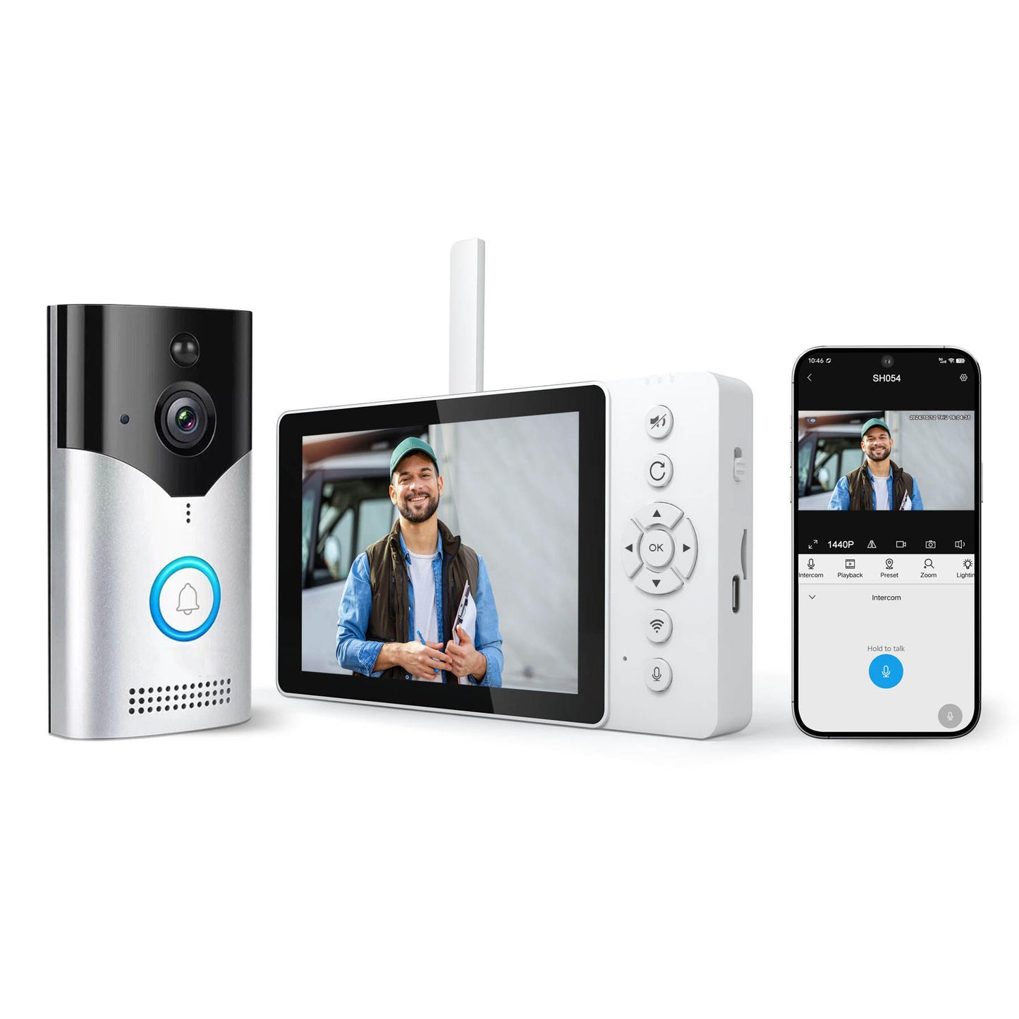 Delitech Instaview Smart Wireless Video Doorphone 3MP