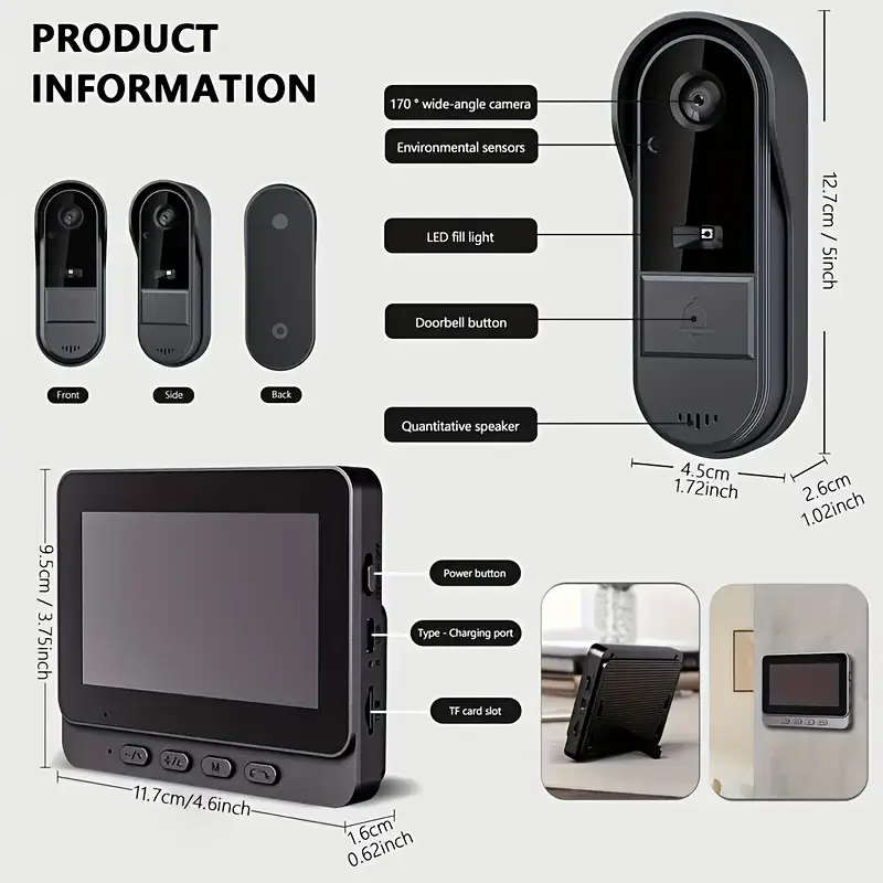 Delitech Smart Wireless Video Door Phone