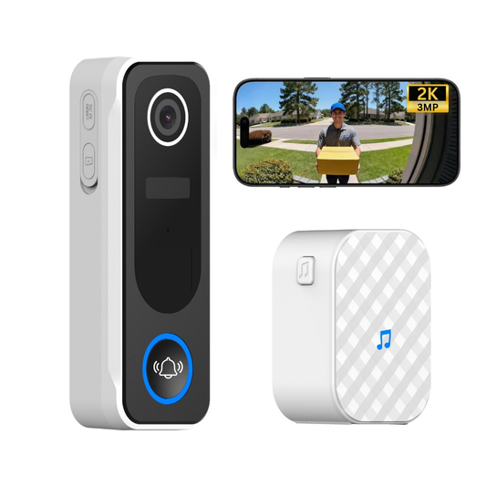 Delitech Smart Wireless Video Doorbell (3MP)