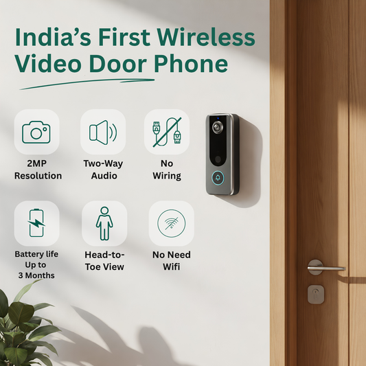 Delitech Smart Wireless Video Door Phone 2MP