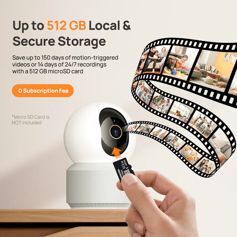 Delitech Smart Indoor Camera 3MP(2K)
