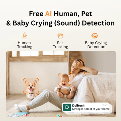 Delitech Smart Indoor Camera 3MP(2K)