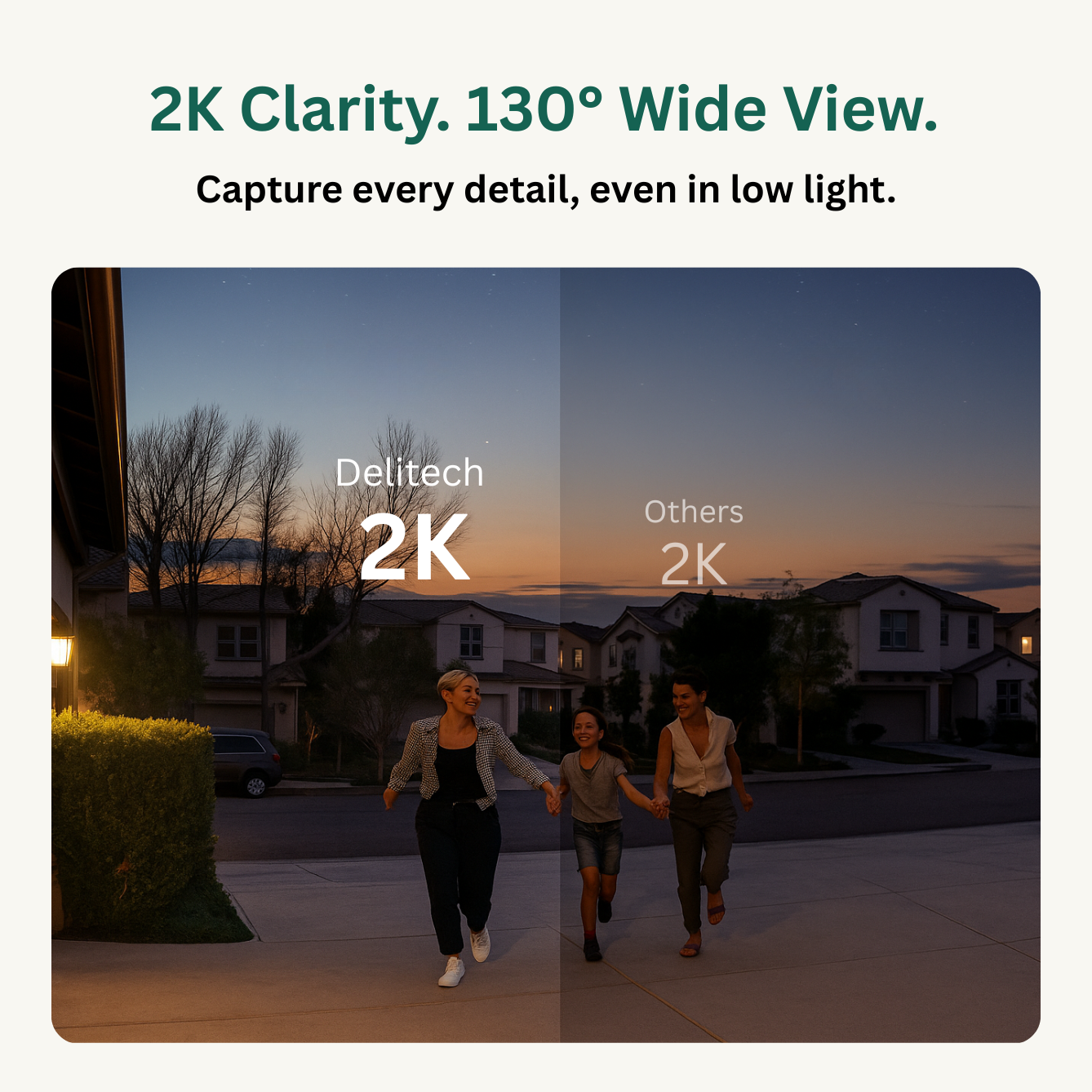 Delitech Smart Wireless Video Doorbell (3MP)