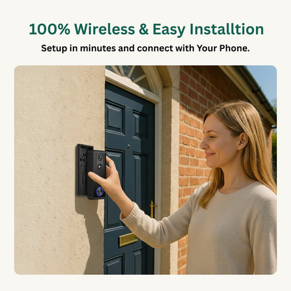 Delitech Smart Wireless Video Doorbell Pro (5MP)