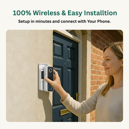 Delitech Smart Wireless Video Doorbell (3MP)