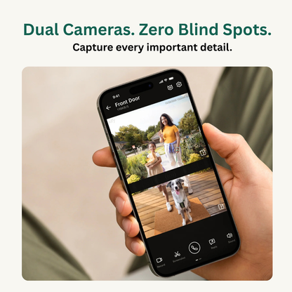 Delitech Smart Wireless Video Doorbell (5MP)