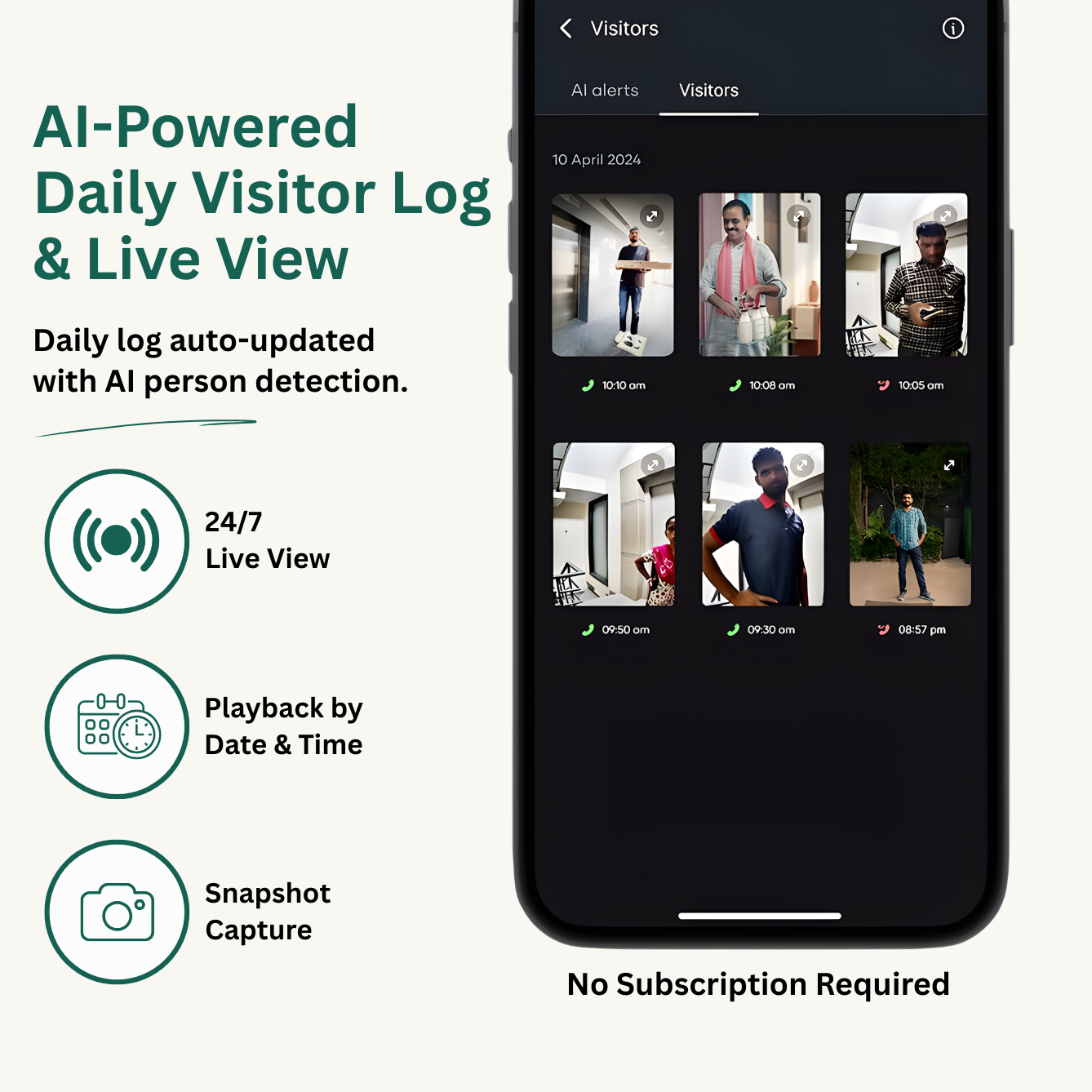 Delitech Smart Wireless Video Doorbell (3MP)