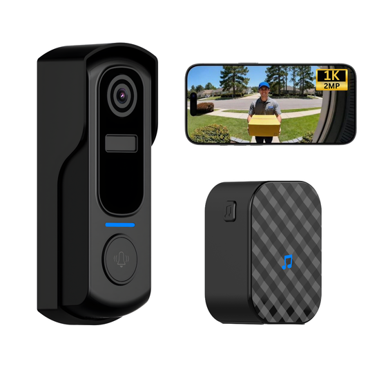 Delitech Smart Wireless Video Doorbell (2MP)