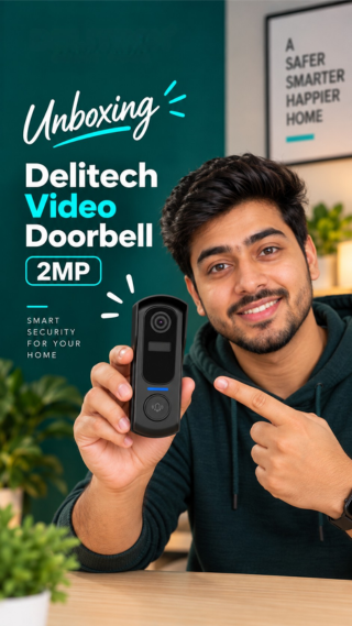 Delitech 2MP Video Doorbell