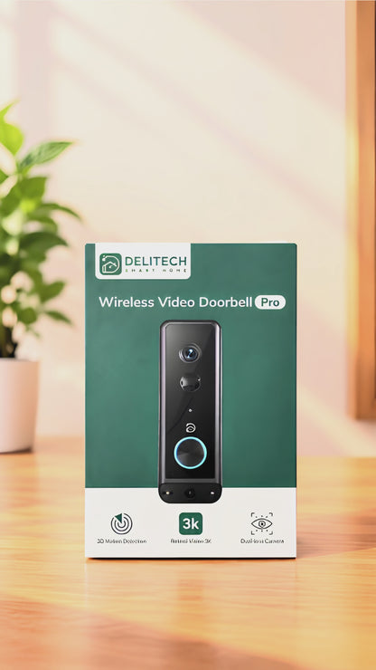 Delitech Smart Wireless Video Doorbell Ultra (5MP)